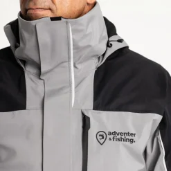 adventer & fishing Membranjacke Steel & Black