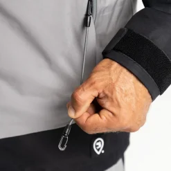 adventer & fishing Membranjacke Steel & Black
