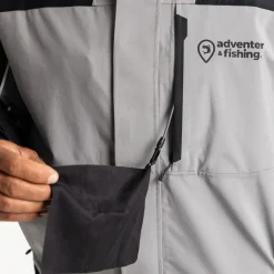 adventer & fishing Membranjacke Steel & Black