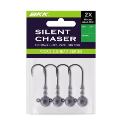 BKK Round Head Silent Chaser Micro Jighead Series 1/0
