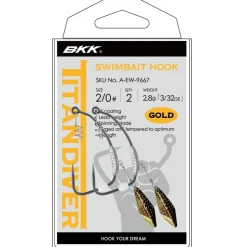 BKK Titan Diver Hook Gold