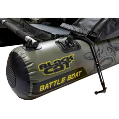Black Cat Battle Boat Belly Boot