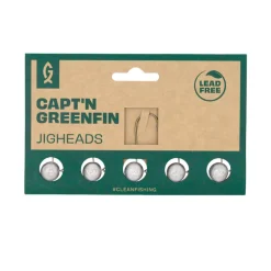 Capt'n Greenfin Leadfree Round Jighead