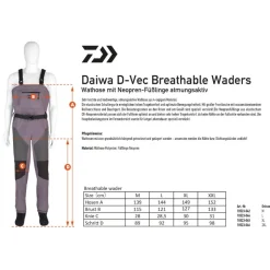 Daiwa D-VEC Breathable Waders
