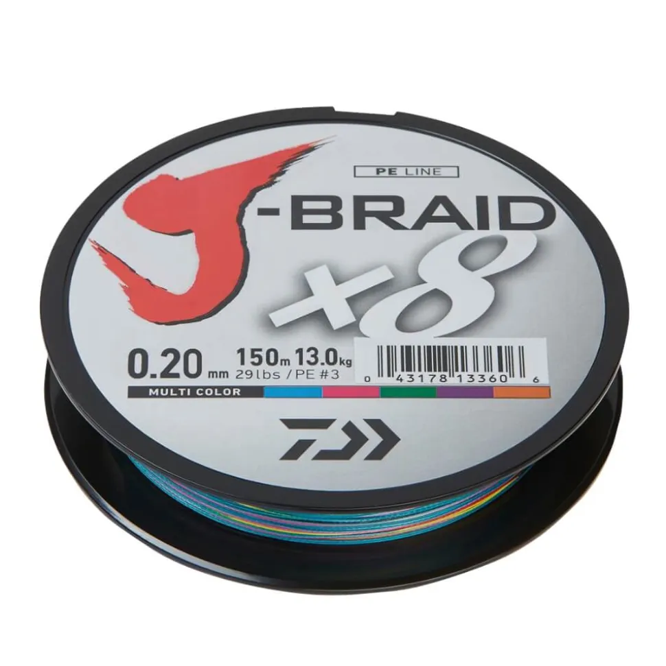 Daiwa J-Braid X8 (Multi-Color) / 150 m