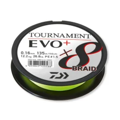Daiwa Tournament x8 Evo+ (Chartreuse) / 135 m