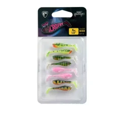 Fox Rage Micro Fry UV Mixed Colour Pack / 4 cm