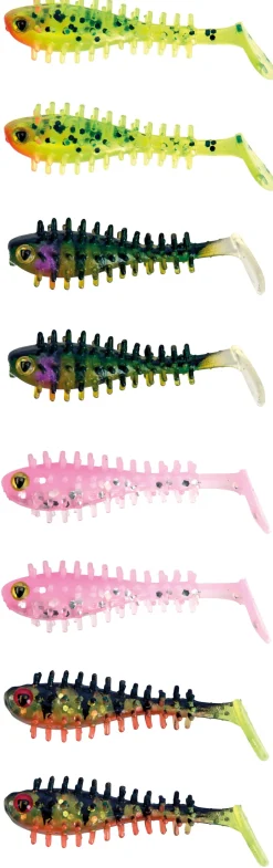 Fox Rage Micro Spikey Fry UV Mixed Colour Pack / 4 cm
