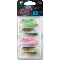 Fox Rage Micro Tiddler Fast Ultra UV Mixed Colour Pack / 5 cm