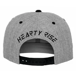 Hearty Rise Snapback Cap (Grey)