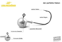 Lieblingsköder Spitze Haken #1
