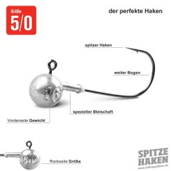 Lieblingsköder Spitze Haken 5/0