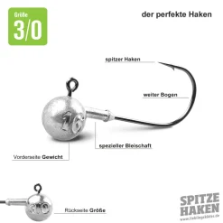 Lieblingsköder Spitze Haken 3/0