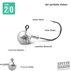 Lieblingsköder Spitze Haken 2/0