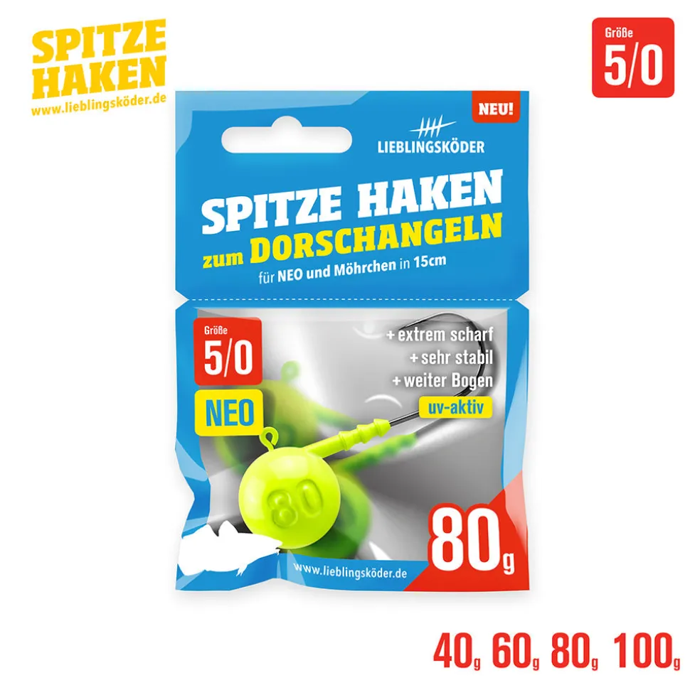 Lieblingsköder Spitze Haken 5/0 NEO / Dorschangeln