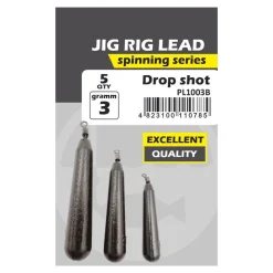 Life Orange Drop Shot Rig Lead