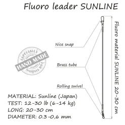 Life Orange Fluoro Leader