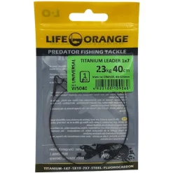 Life Orange Titanium Leader 1x7
