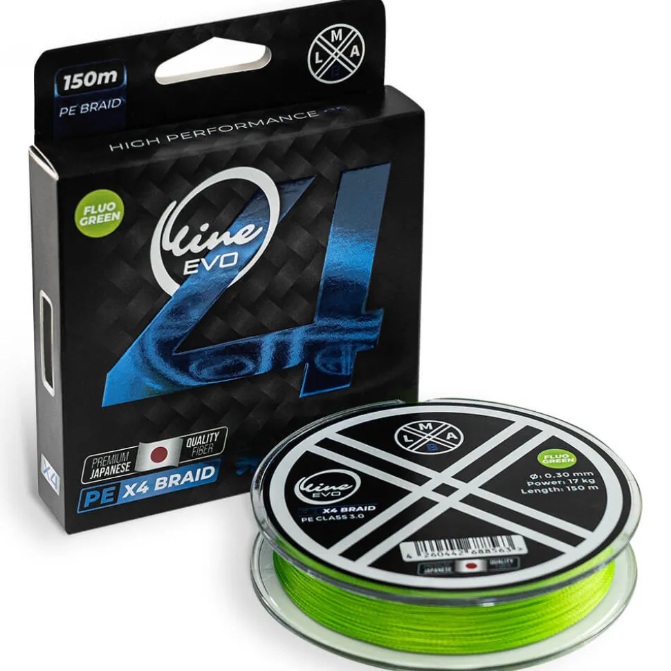 LMAB O-Line EVO PE X4 (Fluo Green) / 150 m