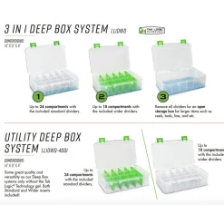 Lure Lock 3 in 1 Deep Box / Large / Tak Logic Liner
