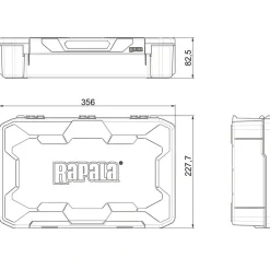 Rapala Tackle Tray 356 Deep Box