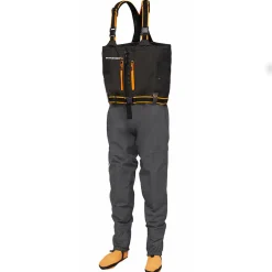 Savage Gear SG8 Chest Zip Wader (Grey Black)