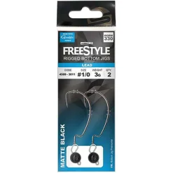 SPRO FreeStyle Rigged Bottom Jig (Black)