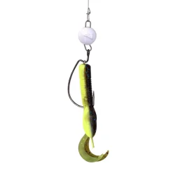 SPRO FreeStyle Rigged Bottom Jig (Glow UV)