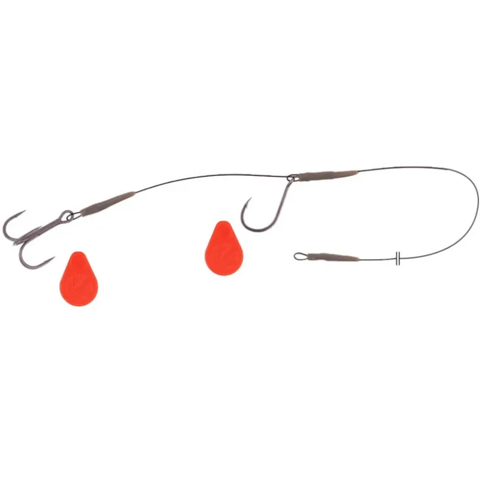 Zeck DB Single Hook & Treble Rig